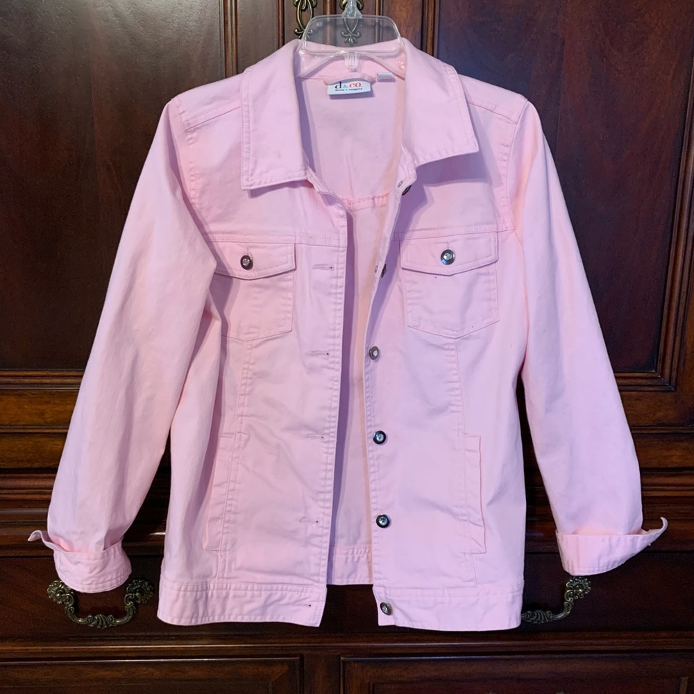 Denim & Co. Pink Denim Jacket